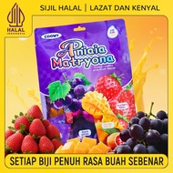 [COD]Coowy Fruit Sandwich gummy 65 keping Halal Mangga Anggur Strawberi & Jus Perisa Buah Asli Lazat