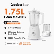 Gaabor Multi-functional Blender Food Machine 1.75L Large Capacity Meat Grinder Blender Juicer Grinde