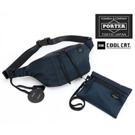 Casual series focused on ease of use for women Free shipping Porter Shell Waist Bag 679-26805 Yoshida Bag Men Women PORTER Body Bag