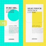 COSRX Pure 100% Cotton Rounds 60EA / Silky Touch Skin Pack Cotton 60EA - Cotton Pad Which Is Optimized For Toner Sheet Mask