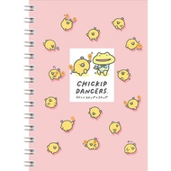 Jumping Chicken 72K Rollover Notebook-Pink Foot Stone Shopping Network