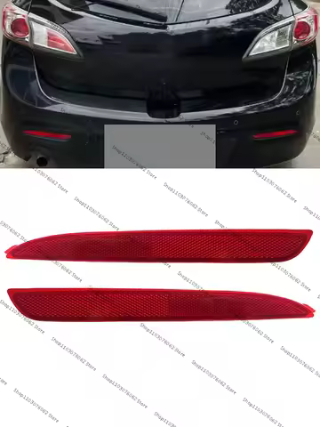 For Mazda 3 BL 2009 2010 2011 2012 2013 For Hatchback For Sedan Rear Bumper Reflector Brake Light Fo