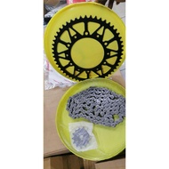 CHAIN SET SPROCKET SET FOR HONDA XR150 13/51/520 BRAND PERFECT POWER