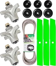 Deck Rebuild Kit for Spindles Blades Pulley Belt To ro Time Cutter Z5000 Z5020 Z5030 Includes 3 Spin