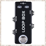 Mini Guitar Effect Pedal Loop Box Switcher Channel Selection True Bypass