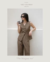 Taupe.brand -Margaux Set เซตชุดเทเลอร์ (เสื้อ+กางเกง) ผ้าสูท ลุค Quiet Luxury ใส่สบาย ทรงสวย prem