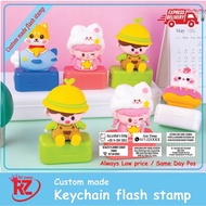 RL17 Flash cop Flash Chop Flash Stamp / Funny Stamp / Nurse Stamp / keychain Stamp / Chop Jururawat 