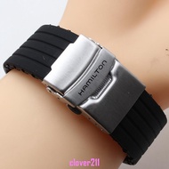 New Price F Hamilton Watch Strap Men Women Silicone Rubber Waterproof Hamilton Hamilton Khaki Air Fi