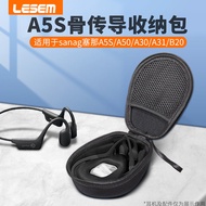 LESEM Suitable for sanag Senna Bone Conduction Bluetooth Headset Storage Bag A5S/A50/A30/A31/B20 Hea