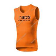 2026 STYLE 【promotion】2022 Ineos Grenadier Team Cycling Jersey Sleeveless Cycling Base Layer Road Bi