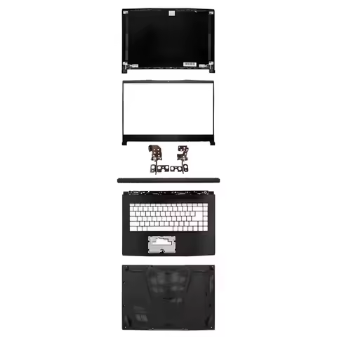 Laptop Cover LCD Back Cover Front Bezel Hinges For MSI Thin GF65 10SD 10UE GF65 10SDR MS-16W1/16W2 P