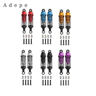 Adepe 2x RC Car Shock Absorbers 1/12 1/16 Scale Upgrade Metal Replacement Sturdy 55mm RC Shocks Damp