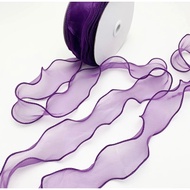 (25 yards/5 yards )55mm Wave Silk Organza ribbon