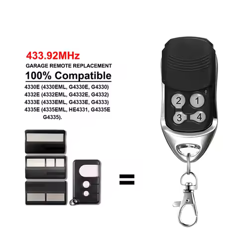 4410 4410E 4410EML 433.92MHz Replacement Remote Control Garage Gate