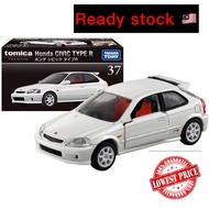 Tomica premium series diecast honda civic type R skala 1/62 ej ek ek9 lumba-lumba