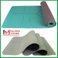 Anti-slip High-End Routing Yoga Mat - Color Selection - Size Selection - TPE Yoga Mat 2 Layers Environmental Protection