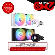 NZXT Kraken Elite 240 RGB 240mm AIO Liquid Cooler with LCD Display and RGB Fans