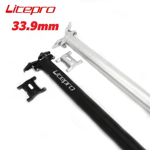 Litepro A71-A75 Folding Bike Seat Post 33.9mm 600mm 650mm Aluminum Alloy 7075 Seatpost Birdy-Bike Se