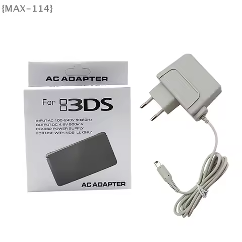 【F2-MAX114】EU/US Plug For Adapter Charger 100V-240V Power Adapter For 3DS Charger 3DSLL/3DS/NDSI/NDS