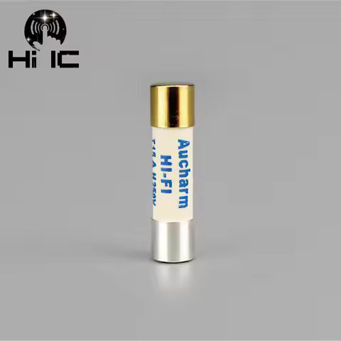 1PCS HIFI 4N Sterling silver Fuse CD Audio Amplifier Tube Amp Fuse 5*20mm 0.5A -15A Electronic Compo