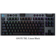 Logitech G915X TKL Wireless Keyboard 9 Programmable KeysVolume Wheel GL Low-Profile Switches 1.3mm P
