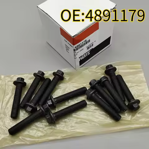 Original High Quality New For 12PCS 4891179 6732-31-3320 connecting rod bolt excavator engine partsu