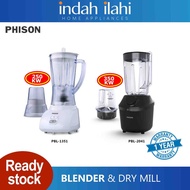 Phison Blender With Dry Mill PBL-1351 (1.0L) / PBL-2041 (BK) (1.8L)