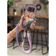 Waterproof Durable Phone Case For Sharp Aquos R6/SH-51B/P6/R6G Full wrap Silicone Cute Lanyard Carto