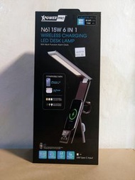 Xpower pro N61 15W 無線充電LED檯燈鬧鐘(黑色)