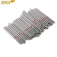 [DEMO3] 50pcs Nail Grinding Heads, F-3.3mm Cuticle Clean Flat Head Nail Drill Bits, Flat Head Dead S