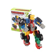 韓國iRingo 百變創意3D積木-變形金剛系列(騎士)