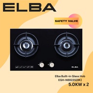 Elba Built-in Glass Hob 5.0KW EGH-N8822G(BK)With Safety Valve
