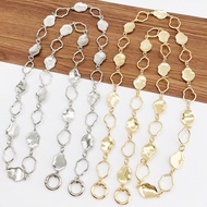 New Style Zinc Alloy Electroplating Hetero-Shaped Mobile Phone Diagonal Chain diy Phone Case Jewelry