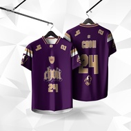 CHOII 24 Jersey Bola Original 2024 Baju Lelaki Viral Jersey Football White&black Jersey Bola Sepak 2