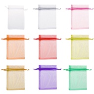 Pure Color Gauze Bag Bundle Mouth Gift Bag Organza Sell 7*9cm Candy Mesh Storage Wedding Bag K3o0