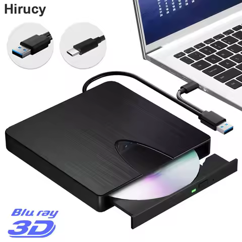External Blu ray Drive USB3.0 Type-C Blu Ray CD DVD Player Reader Optical Drive for Laptop PC Window