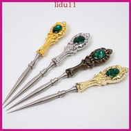 LID Vintage Embroidery Sewing Awl Leather Stitching Awl Tool Stainless Steel Sewing Awl For Leather 