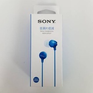 SONY耳機MDR-EX15LP：運河型藍色