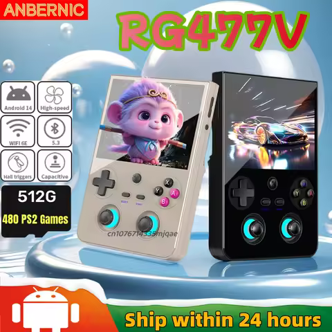 Anbernic RG477V Retro Handheld Video Game Console Video Player 4.7 LTPS In-Cell display Android14 5G