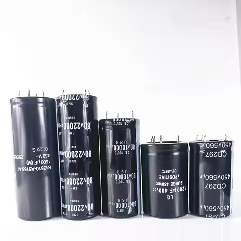 1PCS Four-pin electrolytic capacitor63V80V100V200V250V125V420V500V 10000UF15000UF22000UF12000UF2200U