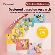 Pinwheel Busy Book 2 Year Old Children's Activity Book Montessori Educational Toys for Toddlers Velc