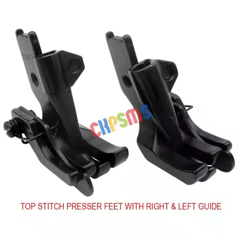 2 sets #S585(R+L) feet with L&R edge guide Fit For JUKI CONSEW SINGER BROTHER