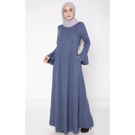 Muslimah Moden Glitter Ironless Jubah Dress