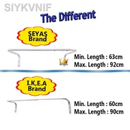 【new】✷☒□Ready Stock Clothes Bar Besi Gantung Baju Palang Penyidai Baju Penyangkut Baju Rak Tuala Rak