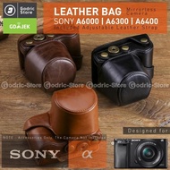 Sony Alpha Camera Bag A6400/A6300/A6000 Leather Bag/Case