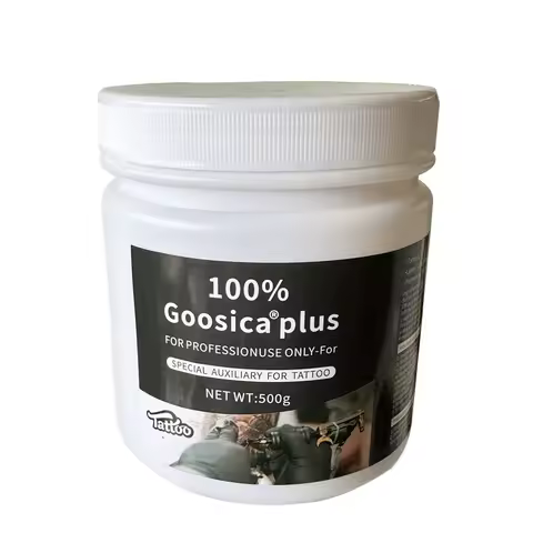 100% Black Goosica Plus Tattoo Cream Before Permanent Makeup Eyebrow Lips Liner Microblading Piercin