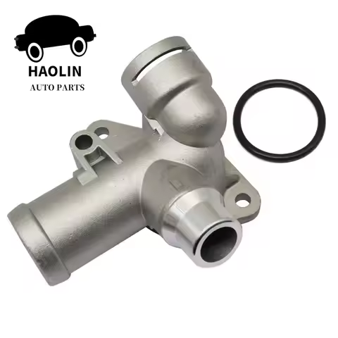 06B121132B Brand New Aluminum Coolant Water Hose Connector Flange 1.8T STD For Audi A4 B6 Avant Conv