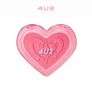 4U2 Heart Blush 3,4g Thailand - Monochrome Blush, Natural Color Tone With 9 Different Colors.