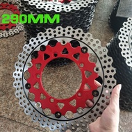 290MM Y15ZR ENKEI Disc Plate Front Depan Y15 Y15Z Yamaha SILVER Floating Brake Disk