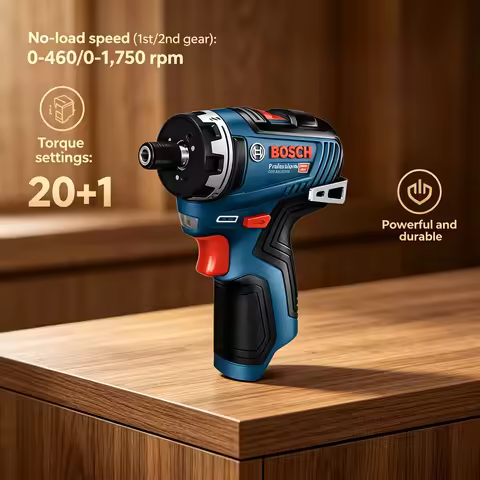 Heavy Duty BOSCH GSR12V-35 HX Chuck Wireless Drill One-hand Operation Small Space Repair Craft Power
